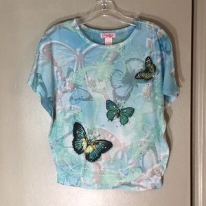 Candie’s designer Lady’s top; size small